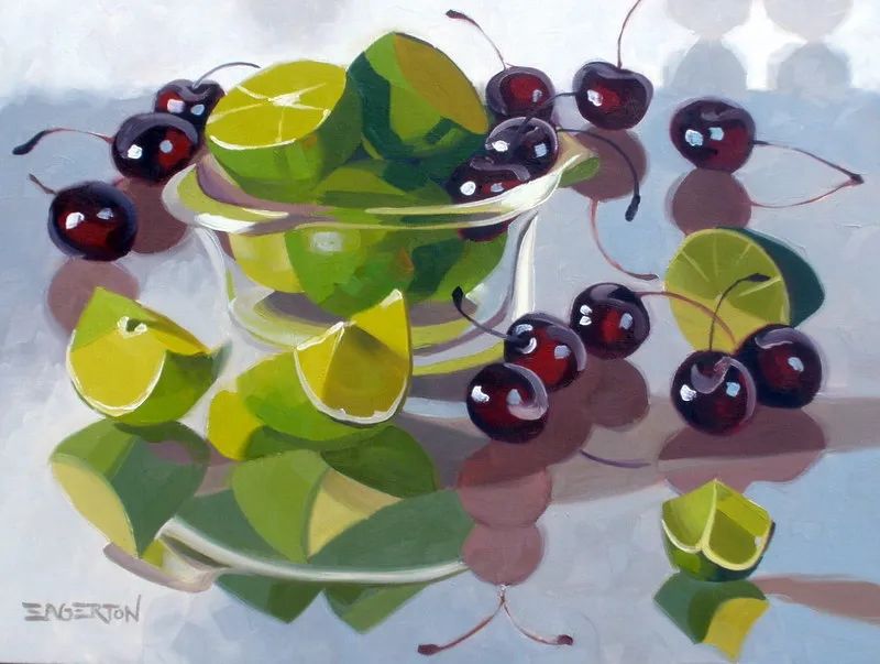 這樣通透的色彩靜物,短期的目標就它了!廣州圍墻畫室靜候佳音!附圖25