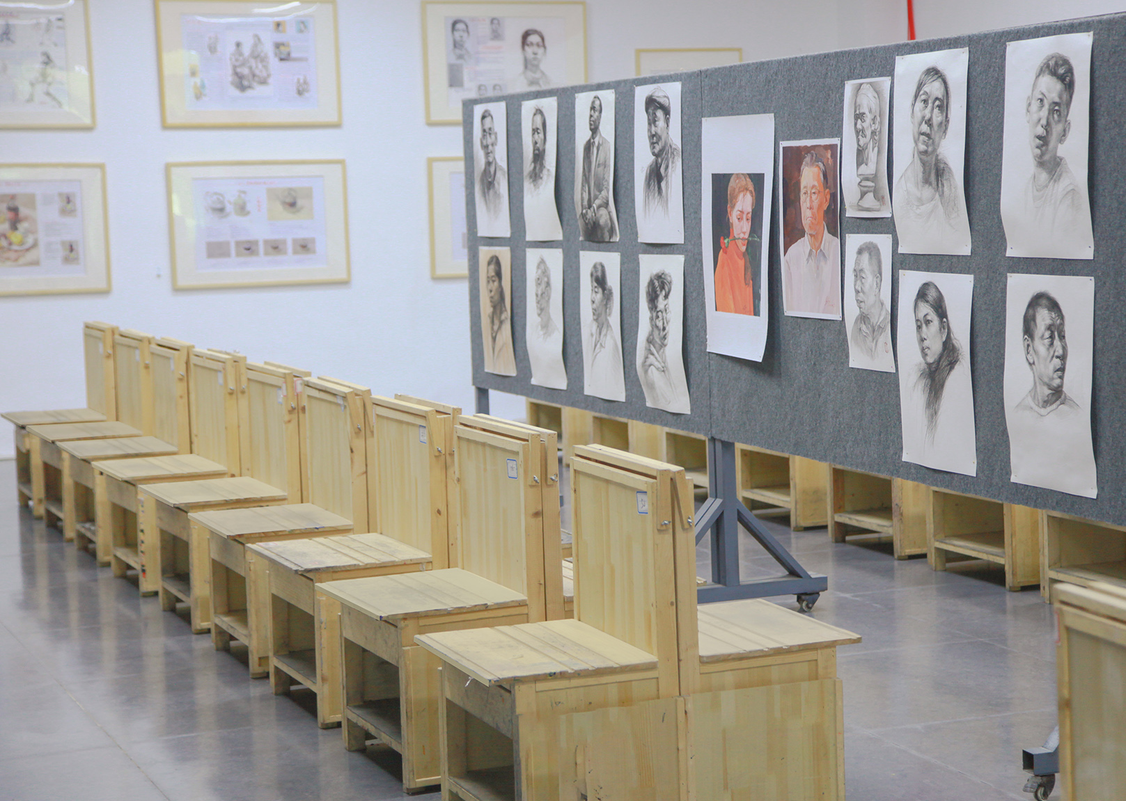 廣州畫室課室,廣州美術培訓班課室,廣州圍墻畫室課室