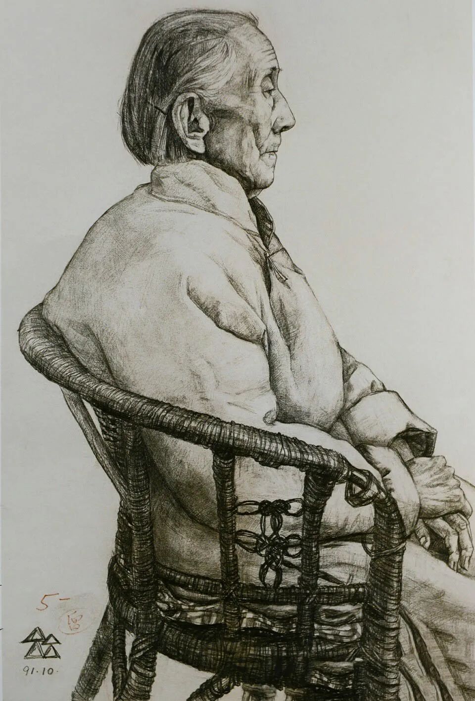 精選100幅中外大師人像作品，廣州圍墻畫室覺得你應該收藏！附圖9