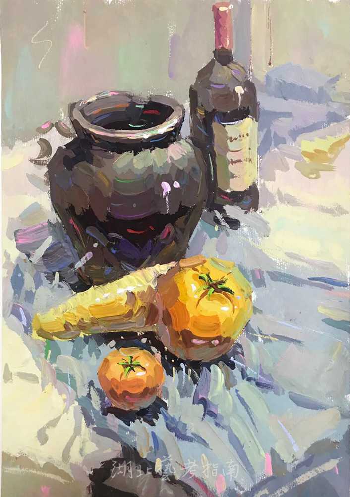 廣州十大畫室老師帶你康康20屆湖北高三美術(shù)調(diào)考優(yōu)秀試卷,01