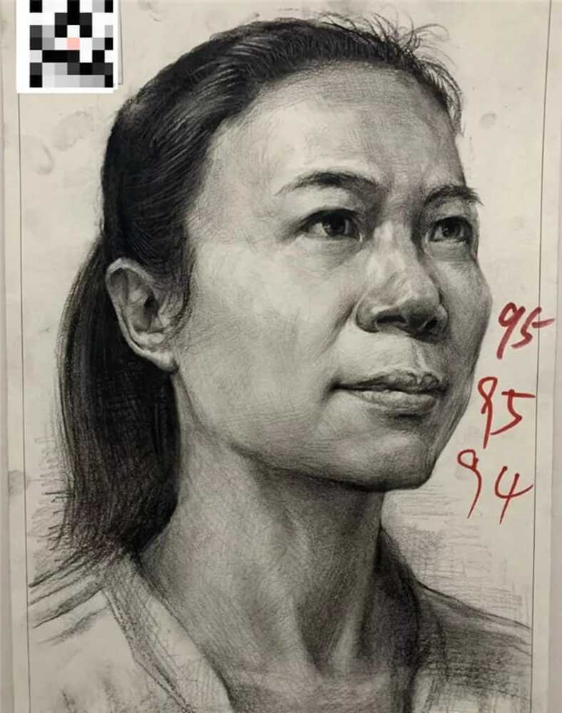 21屆廣西藝成二模高分卷發布，廣州美術高考班覺得與一模進步好大,06