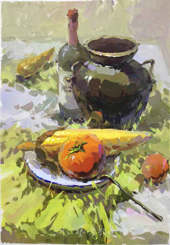 廣州十大畫室老師帶你康康20屆湖北高三美術(shù)調(diào)考優(yōu)秀試卷,04