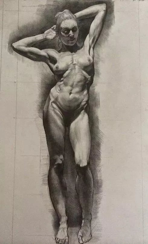 廣州美術高考班給咱安利一些列賓素描頭像結構,讓你受用一生,06