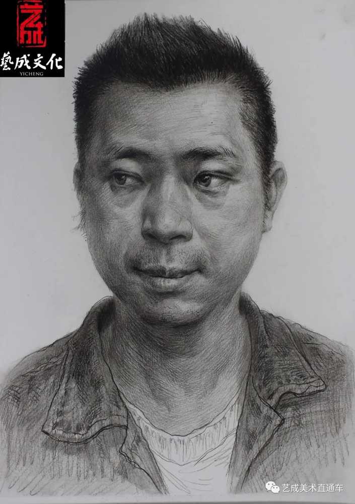 廣州美術高考班帶大家看看2021屆廣東藝成二模素描高分卷,11