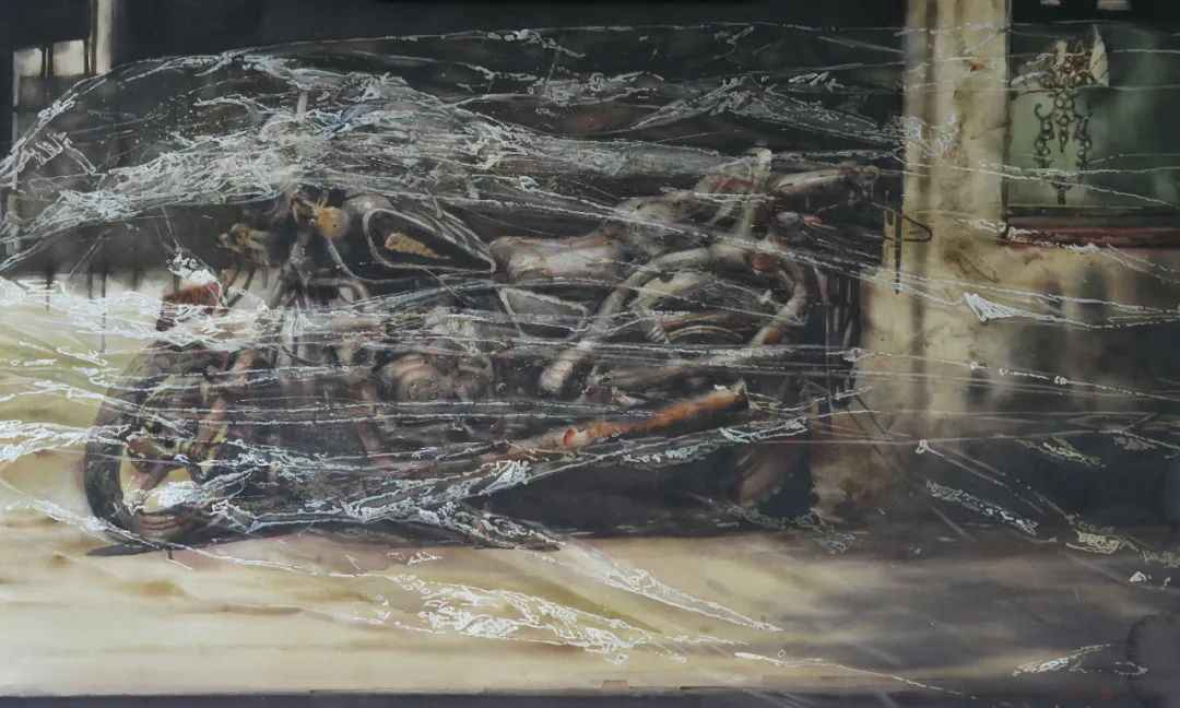 作為美術(shù)生，錯(cuò)過(guò)什么都不能錯(cuò)過(guò)九大美院各系教授的作品！圍墻畫室附圖64