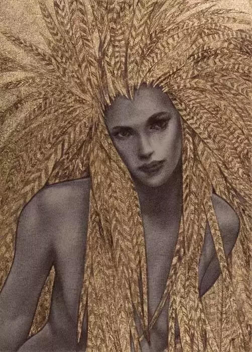 用黃金當(dāng)畫料的土豪畫家，你見過嗎？廣州畫室小圍帶你見識見識！圖二十