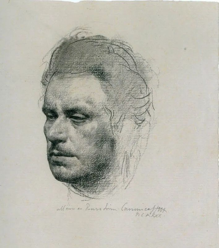 精選100幅中外大師人像作品，廣州圍墻畫室覺得你應該收藏！附圖48