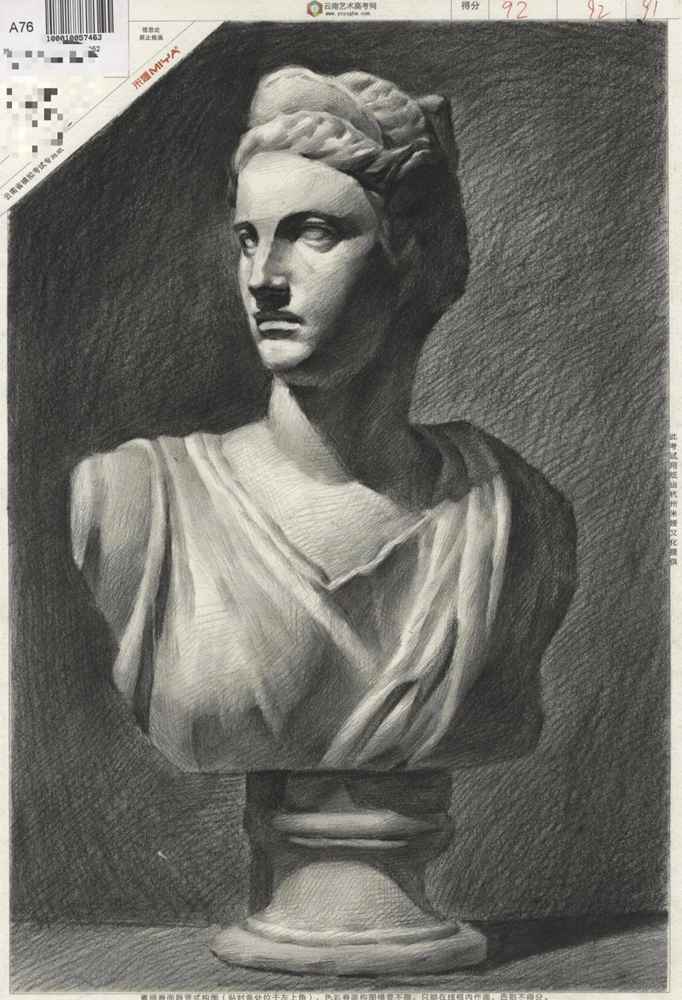 廣州美術高考班將云南一模卷理好了，網友稱:平淡無奇，你怎么看,09