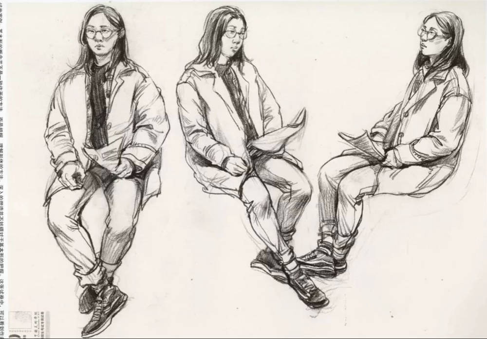 廣州十大畫室?guī)湍憔x了30幅中國美院往年速寫高分卷,32