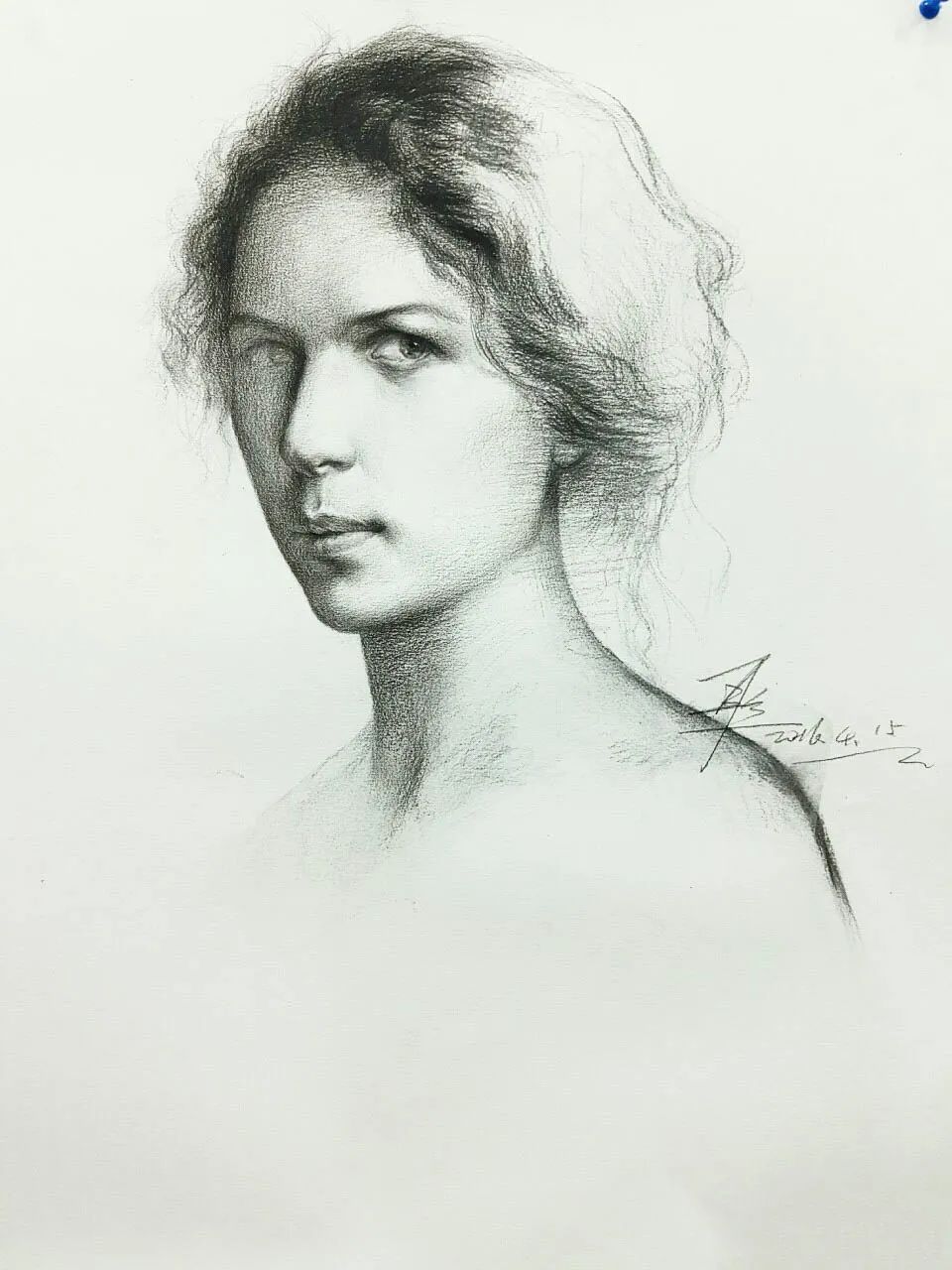 精選100幅中外大師人像作品，廣州圍墻畫室覺得你應該收藏！附圖85