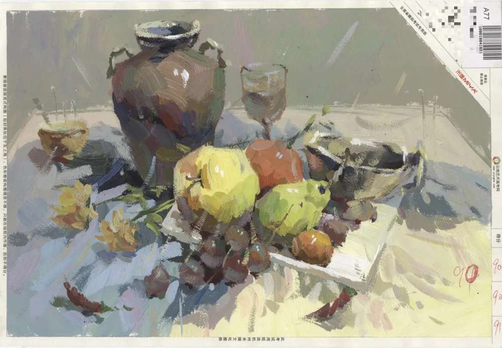 廣州美術高考班將云南一模卷理好了，網友稱:平淡無奇，你怎么看,16