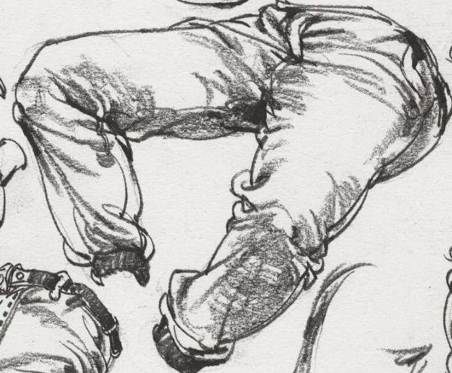 看完廣州美術(shù)高考班整理的這篇,就不會(huì)再說你不會(huì)畫速寫衣褶了,08