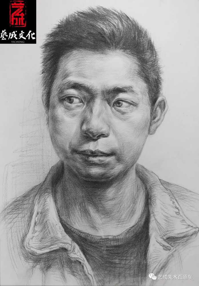 廣州美術高考班帶大家看看2021屆廣東藝成二模素描高分卷,76