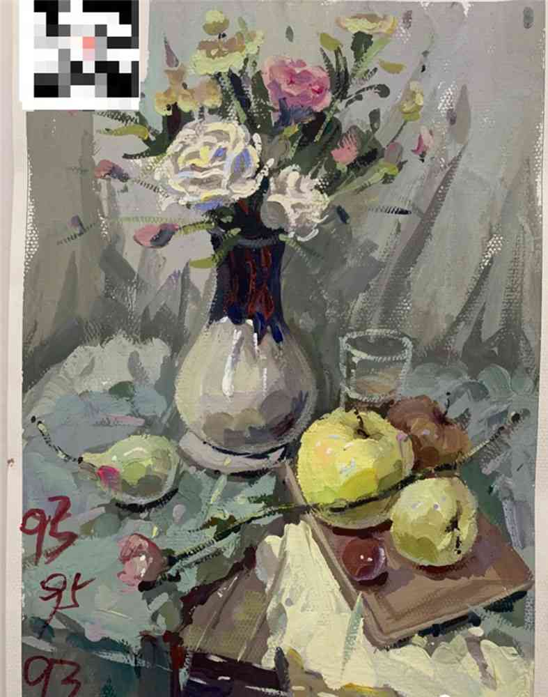 21屆廣西藝成二模高分卷發布，廣州美術高考班覺得與一模進步好大,39