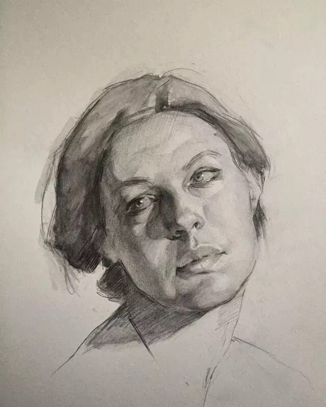 廣州美術高考班給咱安利一些列賓素描頭像結構,讓你受用一生,32