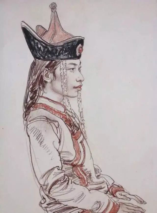 精選100幅中外大師人像作品，廣州圍墻畫室覺得你應該收藏！附圖83