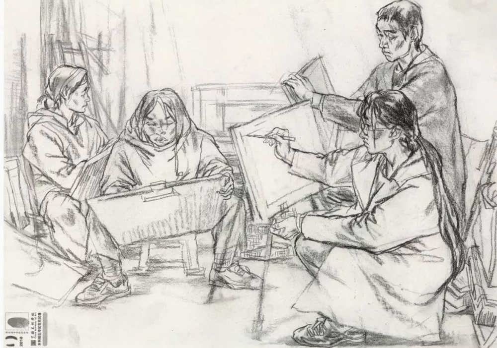 廣州十大畫室?guī)湍憔x了30幅中國美院往年速寫高分卷,11