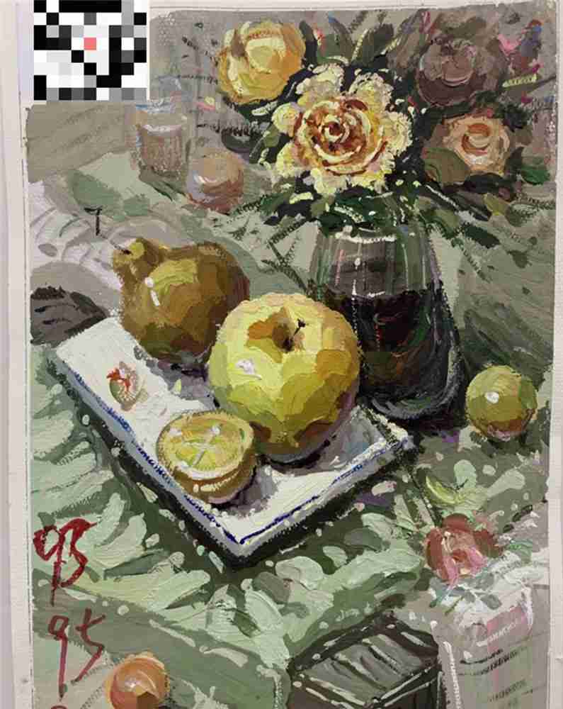 21屆廣西藝成二模高分卷發布，廣州美術高考班覺得與一模進步好大,40