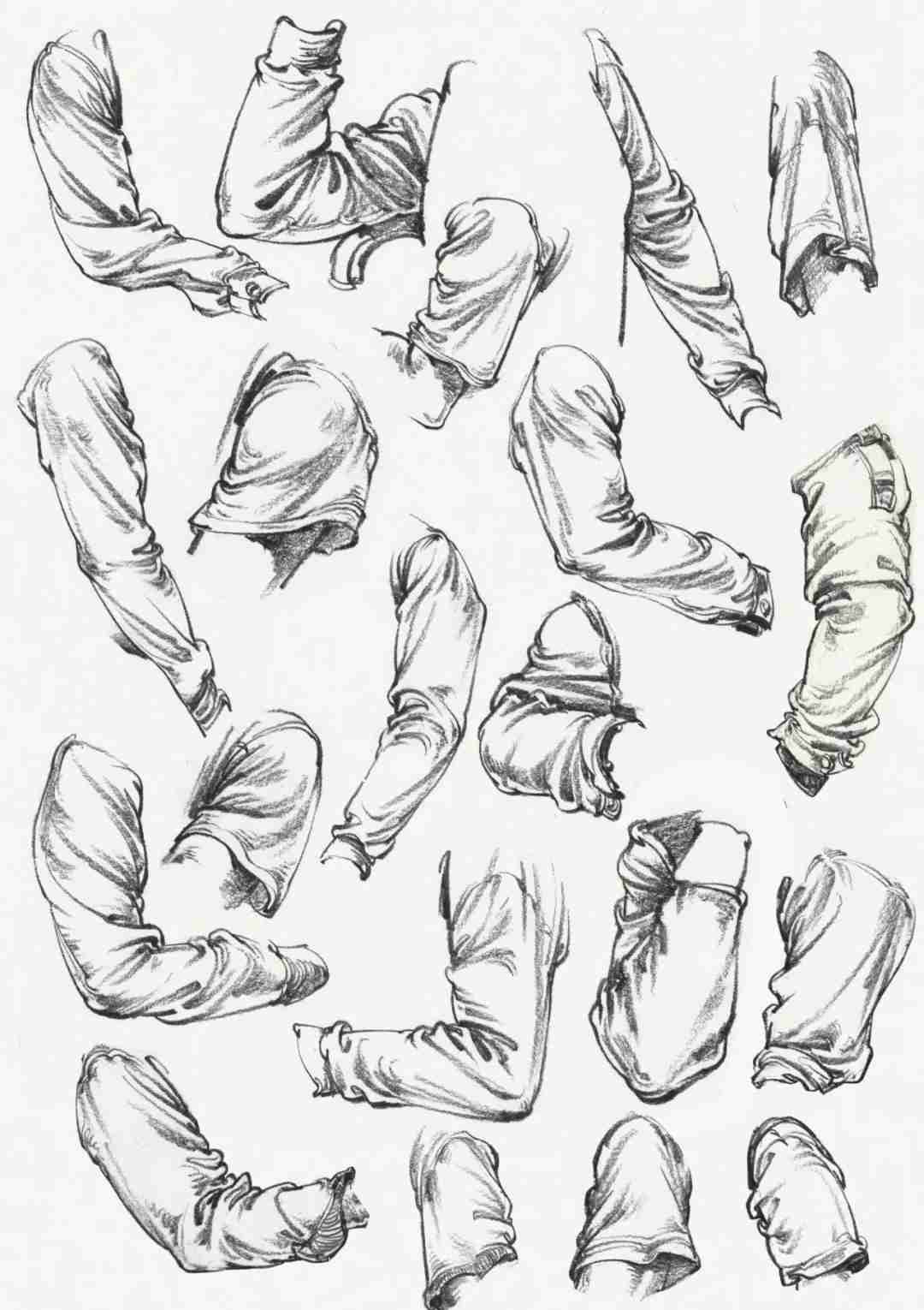 看完廣州美術(shù)高考班整理的這篇,就不會(huì)再說你不會(huì)畫速寫衣褶了,09