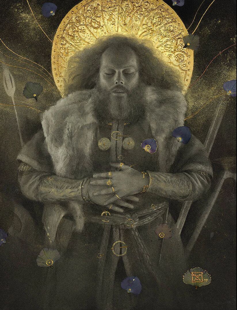 用黃金當(dāng)畫料的土豪畫家，你見過嗎？廣州畫室小圍帶你見識見識！圖九