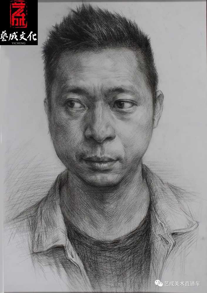 廣州美術高考班帶大家看看2021屆廣東藝成二模素描高分卷,26