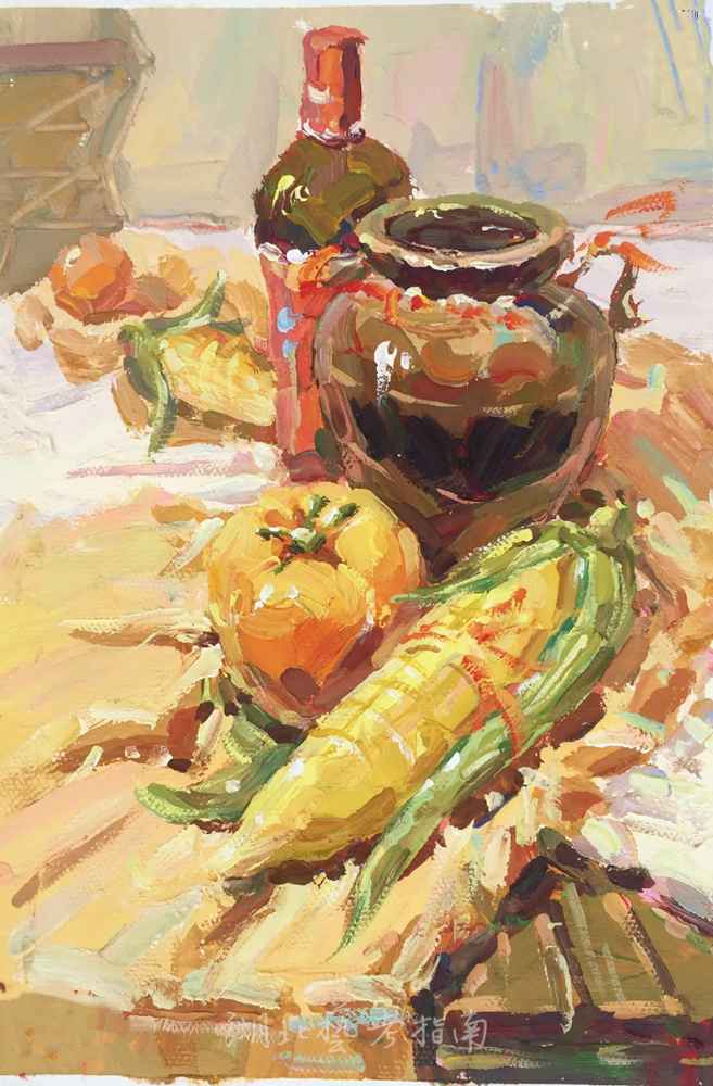 廣州十大畫室老師帶你康康20屆湖北高三美術(shù)調(diào)考優(yōu)秀試卷,02