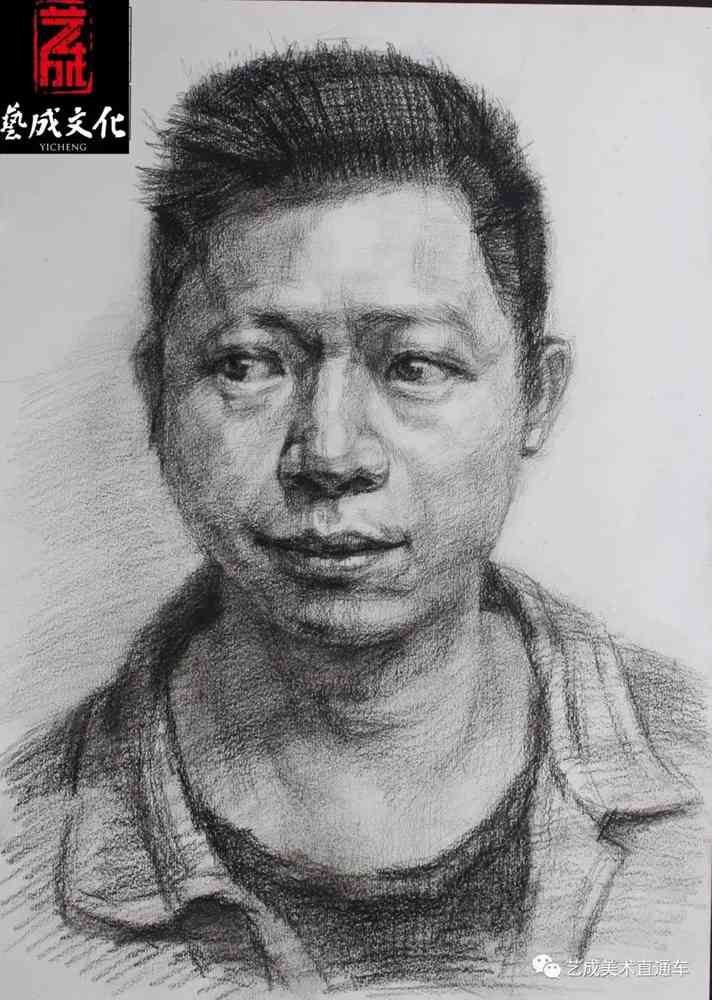 廣州美術高考班帶大家看看2021屆廣東藝成二模素描高分卷,80