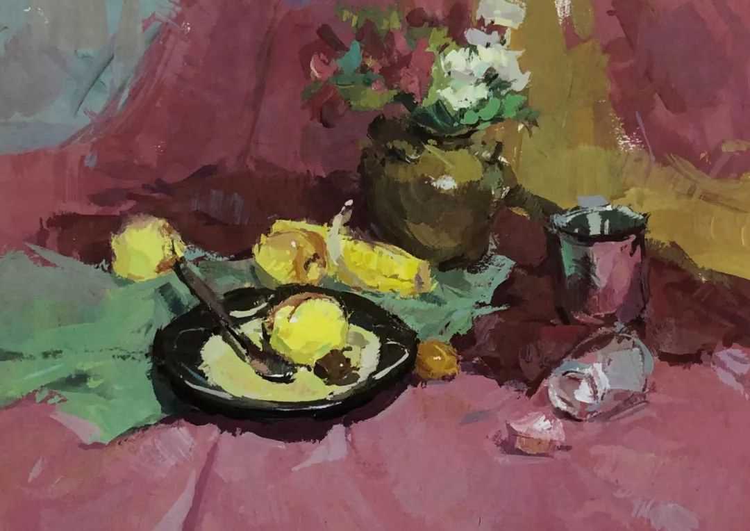 國美附中90周年,廣州十大畫室整理了些色彩作品供你參學,06