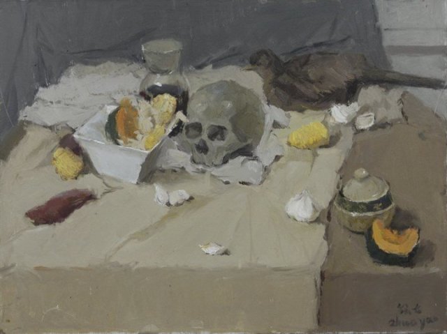 央美vs國(guó)美哪家強(qiáng)？廣州美術(shù)高考班帶大家看看基礎(chǔ)部色彩作品對(duì)比,24