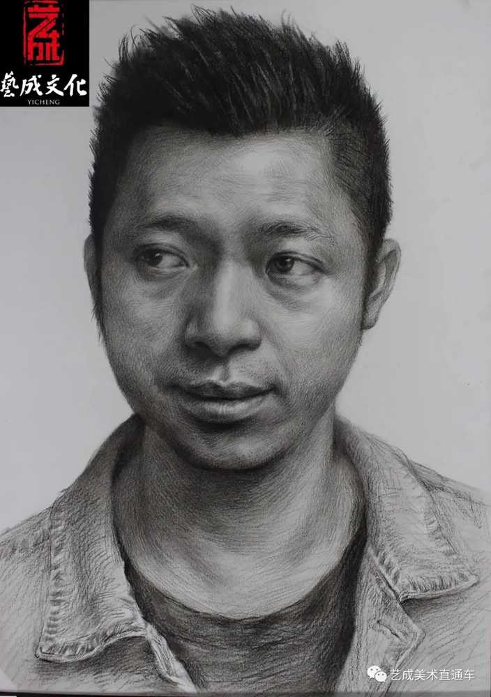 廣州美術高考班帶大家看看2021屆廣東藝成二模素描高分卷,14