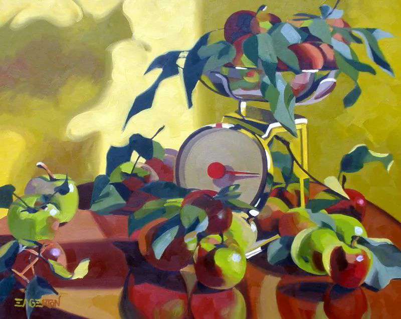 這樣通透的色彩靜物,短期的目標就它了!廣州圍墻畫室靜候佳音!附圖19