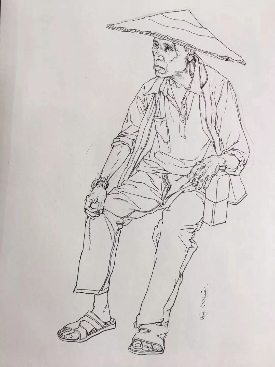 打破常規(guī)套路,從這些方面入手速寫人物,輕松掌握速寫訣竅4