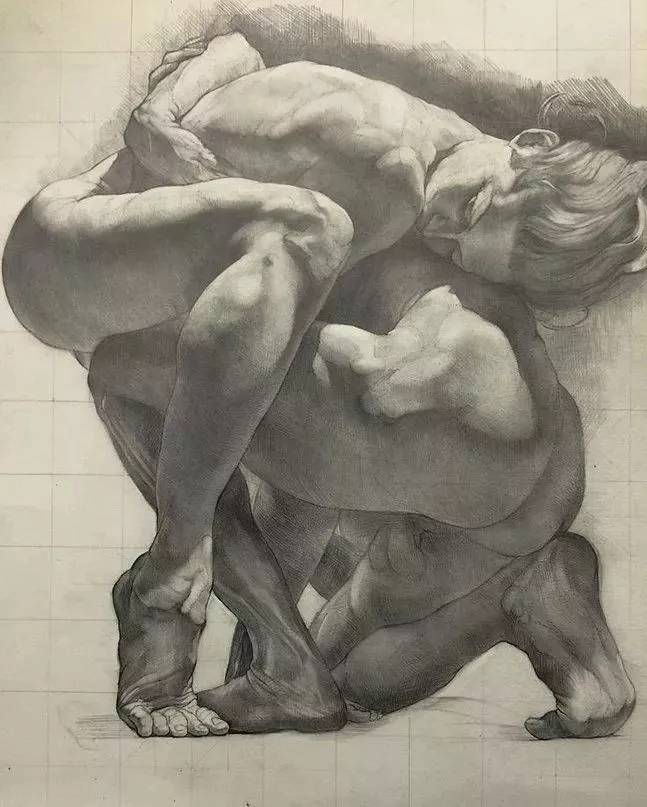 廣州美術高考班給咱安利一些列賓素描頭像結構,讓你受用一生,04