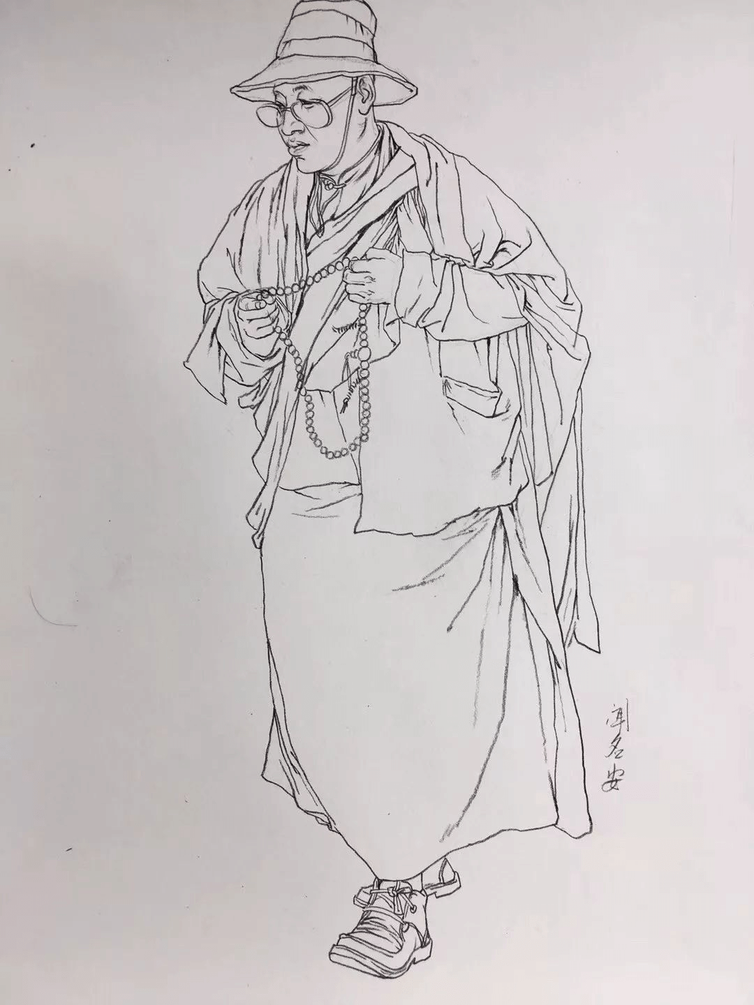 打破常規(guī)套路,從這些方面入手速寫人物,輕松掌握速寫訣竅3