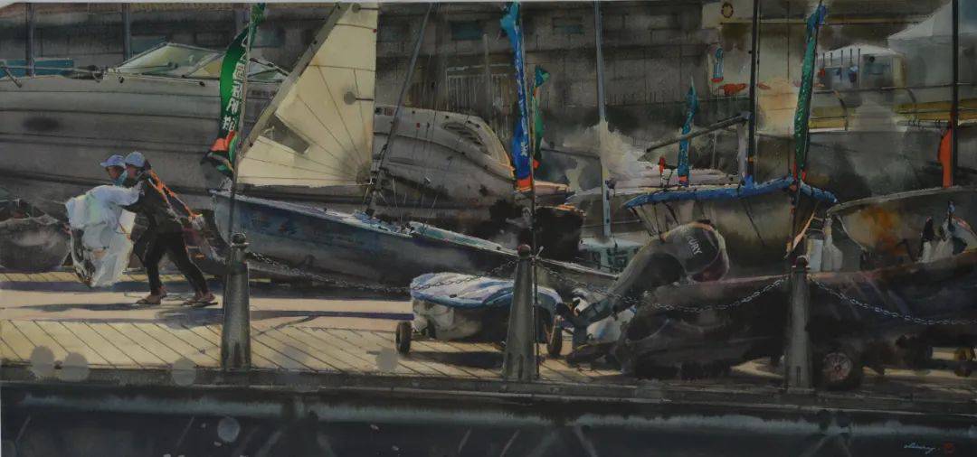 作為美術(shù)生，錯(cuò)過(guò)什么都不能錯(cuò)過(guò)九大美院各系教授的作品！圍墻畫室附圖67