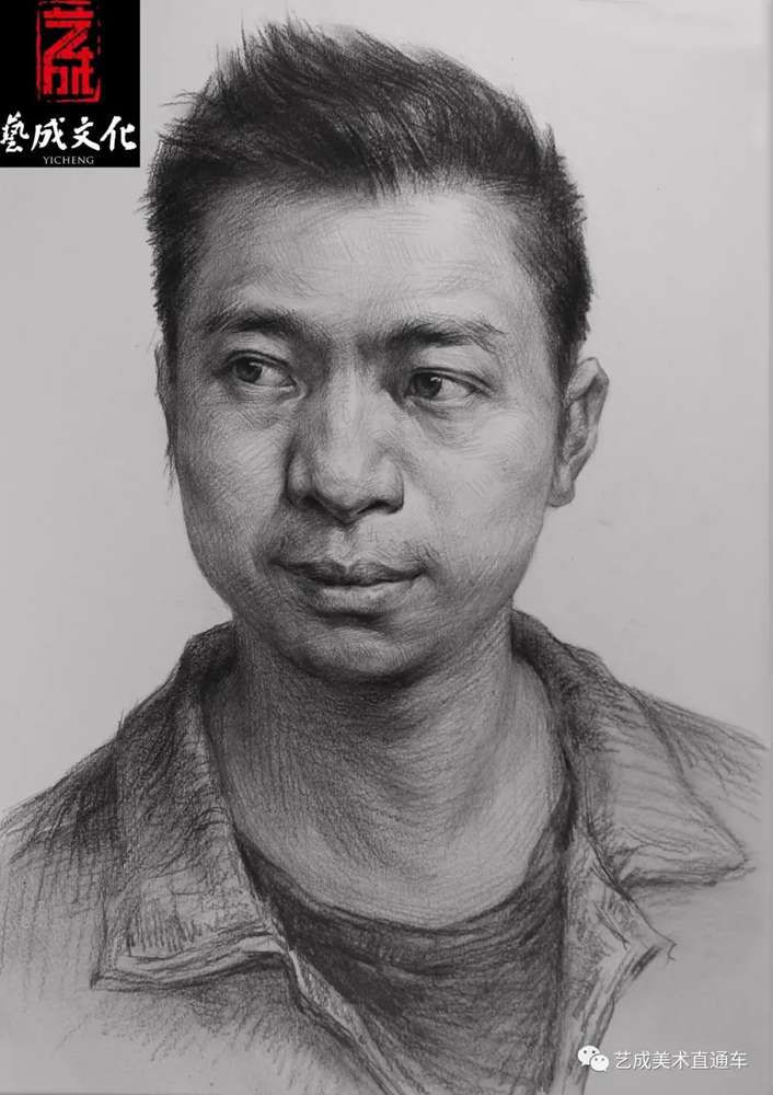 廣州美術高考班帶大家看看2021屆廣東藝成二模素描高分卷,27