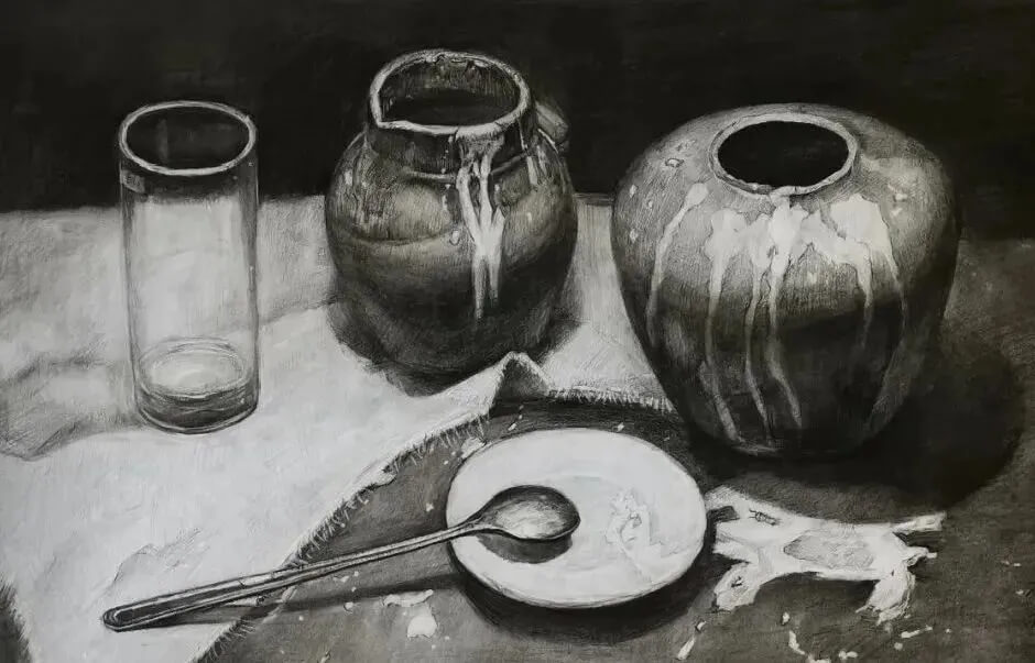 干貨分享：四個(gè)提升畫靜物素描效率的小妙招2