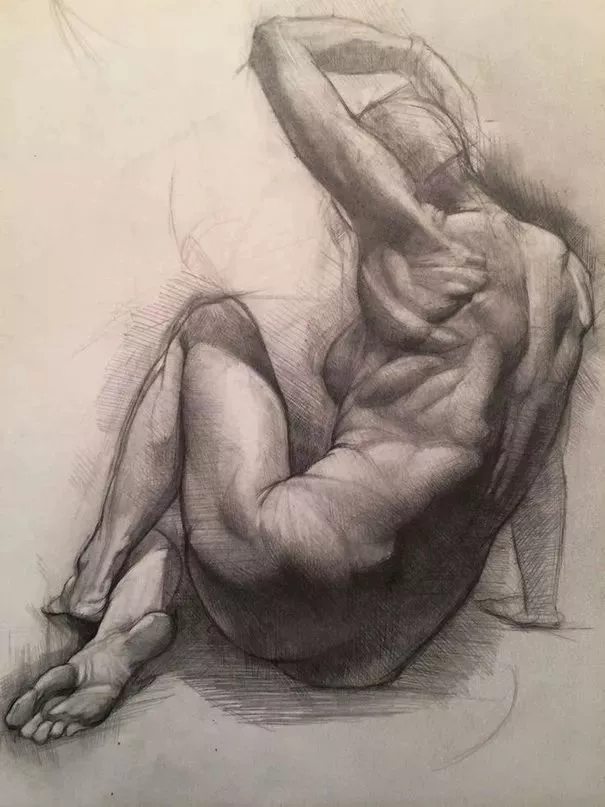 廣州美術高考班給咱安利一些列賓素描頭像結構,讓你受用一生,08