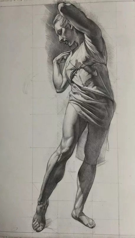 廣州美術高考班給咱安利一些列賓素描頭像結構,讓你受用一生,09