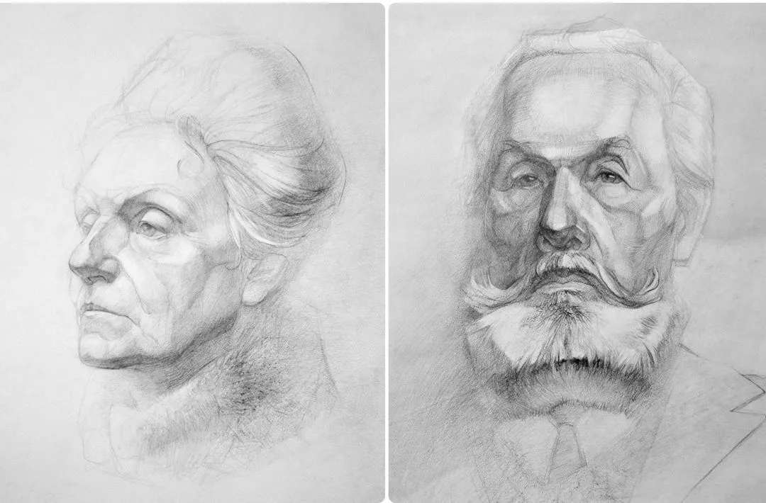 廣州美術高考班給咱安利一些列賓素描頭像結構,讓你受用一生,27