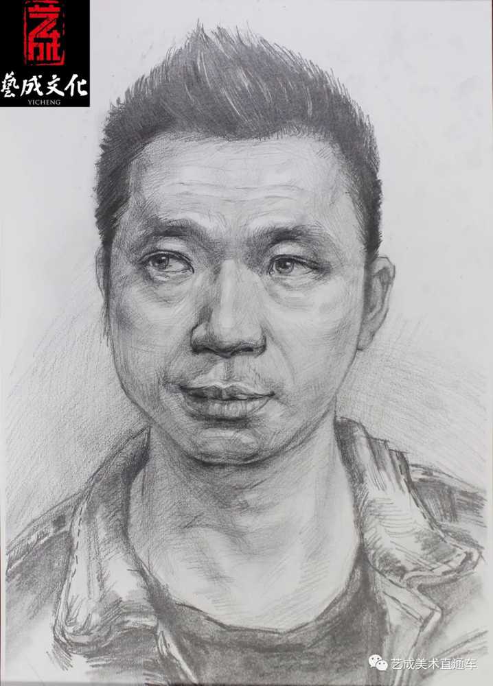 廣州美術高考班帶大家看看2021屆廣東藝成二模素描高分卷,67