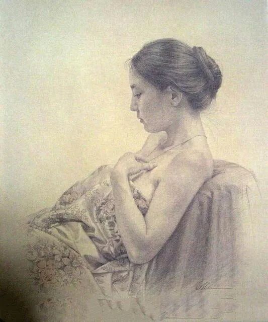 精選100幅中外大師人像作品，廣州圍墻畫室覺得你應該收藏！附圖93