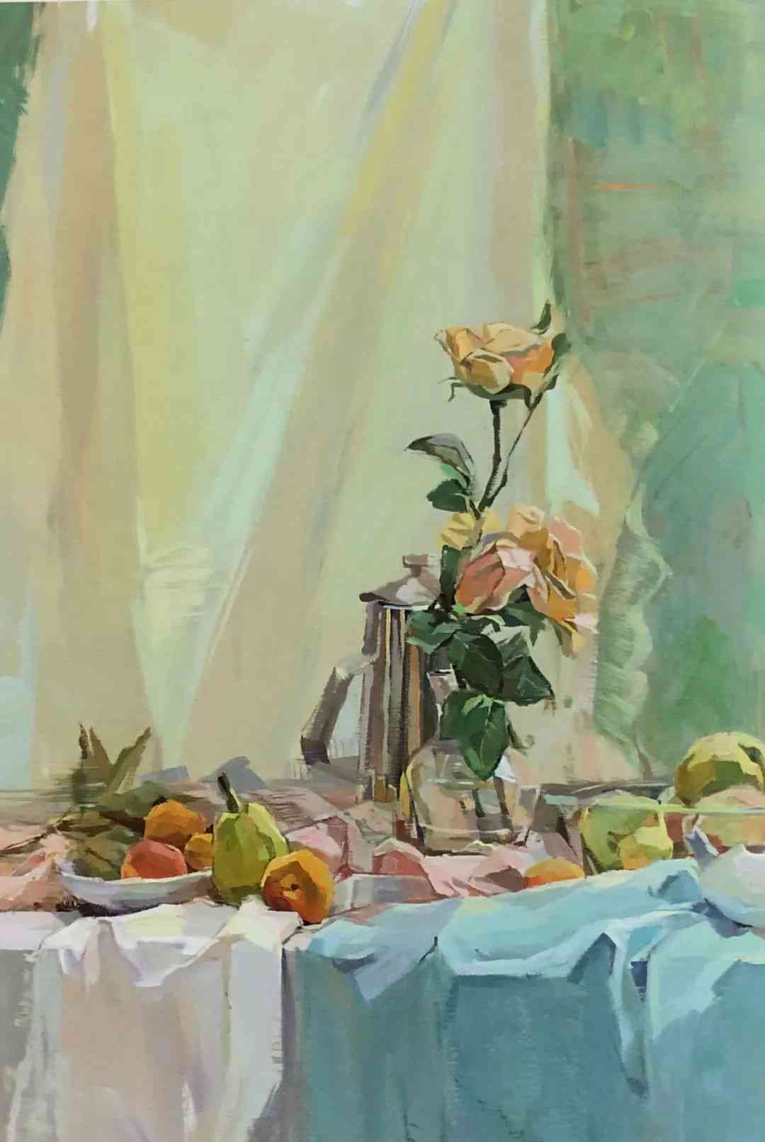 國美附中90周年,廣州十大畫室整理了些色彩作品供你參學,19