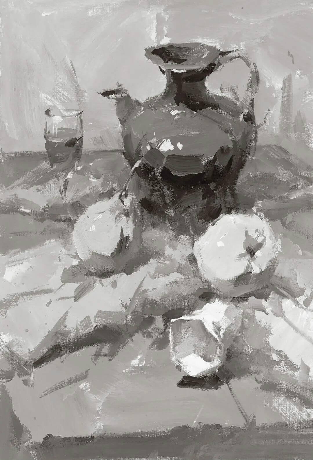 畫【色彩靜物】時也要考慮黑白灰?還不懂你可得著急了!4