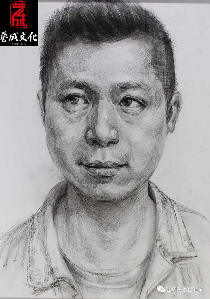 廣州美術高考班帶大家看看2021屆廣東藝成二模素描高分卷,79