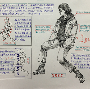 廣州圍墻畫室教學,廣州美術速寫培訓,廣州美術速寫畫室