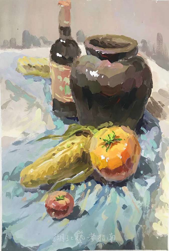 廣州十大畫室老師帶你康康20屆湖北高三美術(shù)調(diào)考優(yōu)秀試卷,05