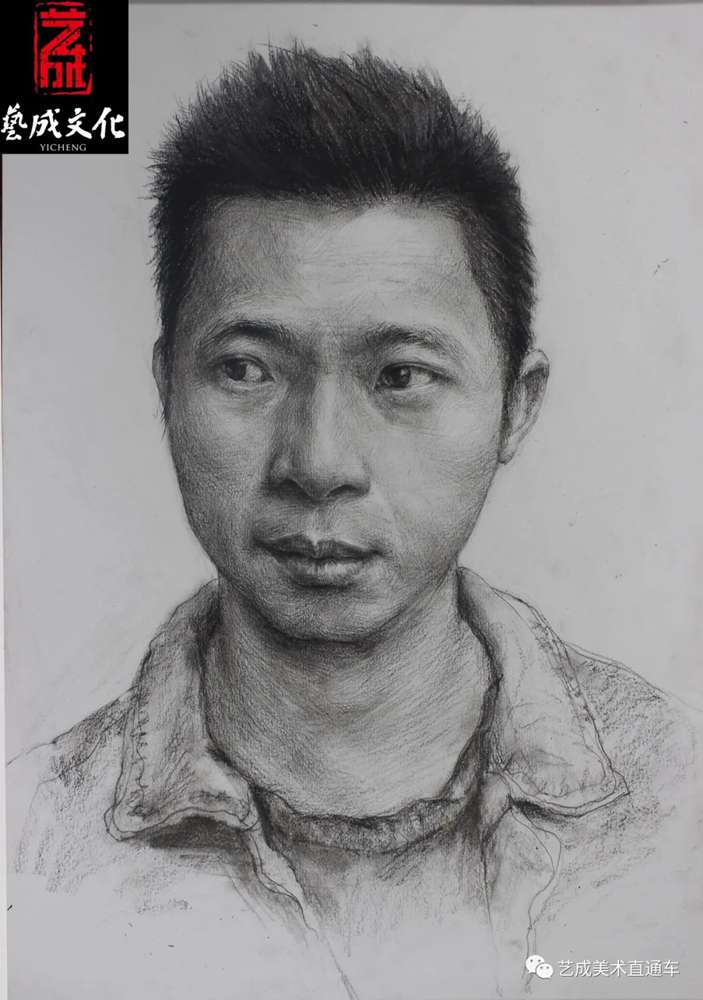 廣州美術高考班帶大家看看2021屆廣東藝成二模素描高分卷,28