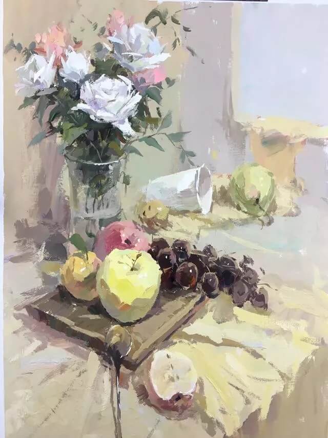 對于水彩、油畫,初學者適合先學哪一種 03