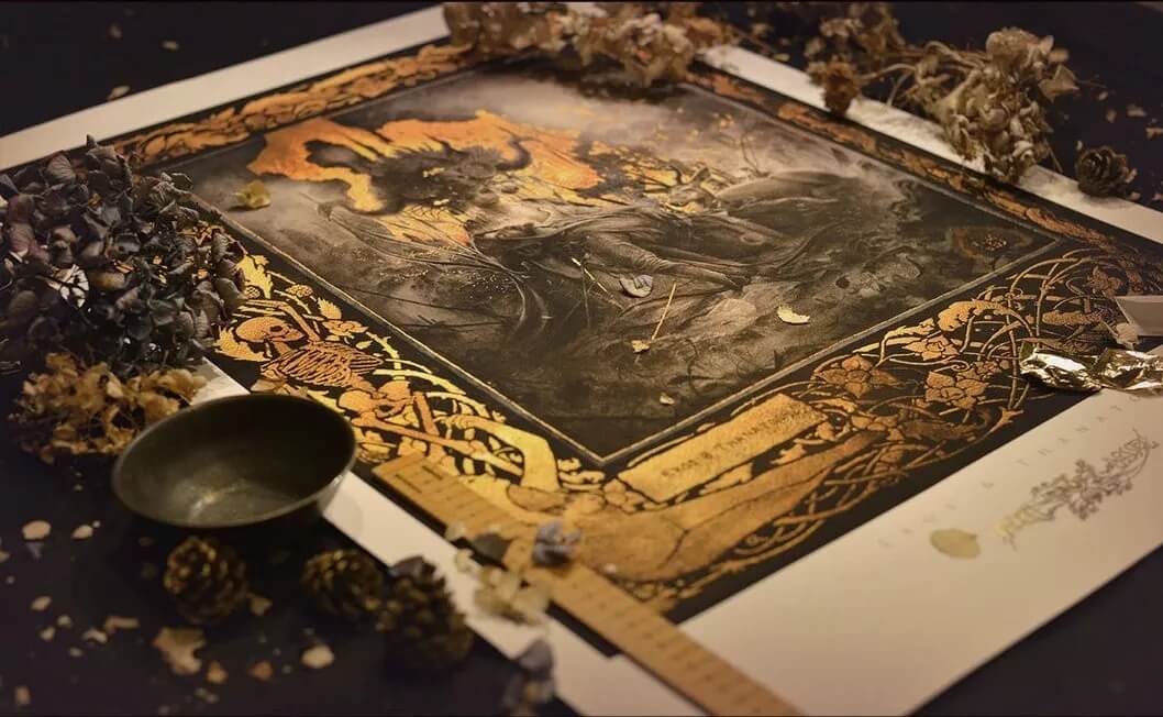 用黃金當(dāng)畫料的土豪畫家，你見過嗎？廣州畫室小圍帶你見識見識！圖十二